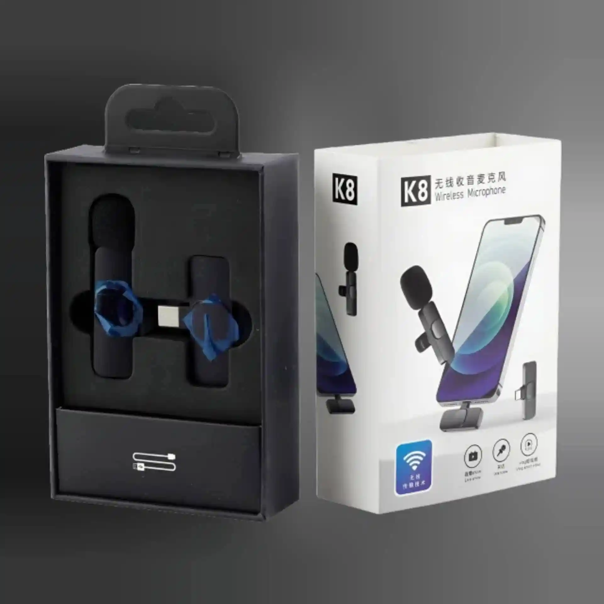 k8 type -c wireless microphone