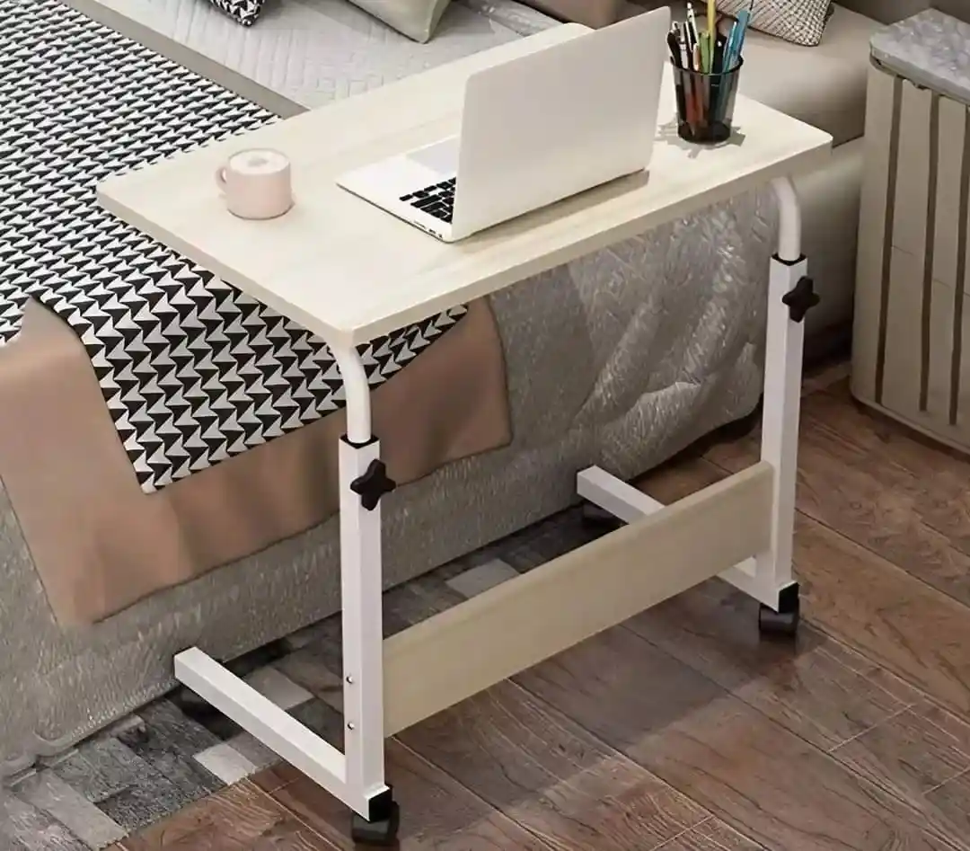 Adjustable and moveable table