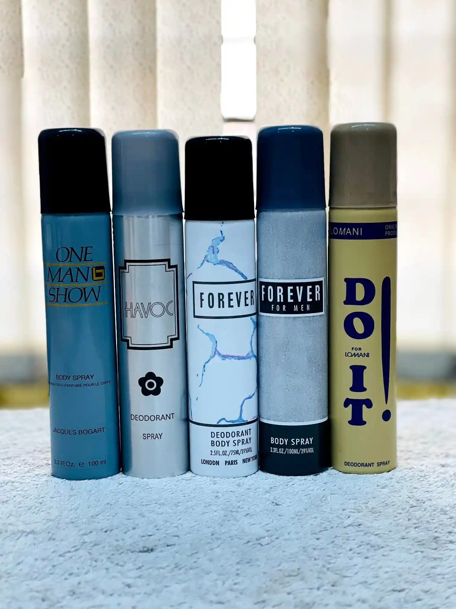100 ML 5 pcs Body Spray Combo